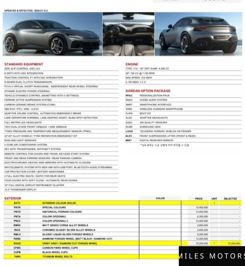 Ferrari 푸로산게 2025 — миниатюра 18